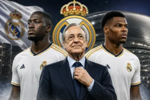 O presidente do Real Madrid, Florentino Pérez, confirma a chegada de José Mourinho, Denzel Dumfries e Ibrahima Konaté